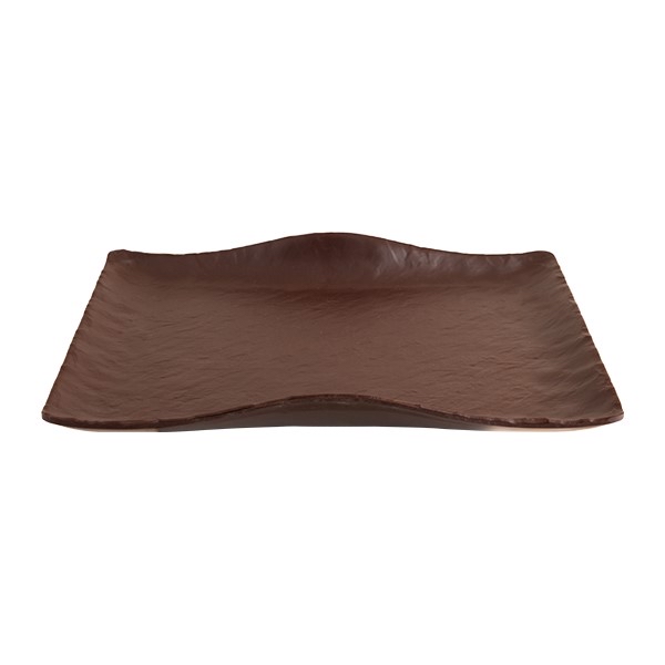 Bandeja Wave Chocolate 32x21x3,5 cm